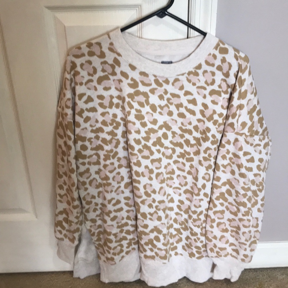 leopard aerie sweatshirt